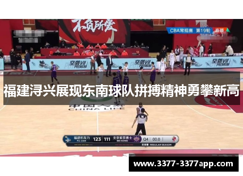 福建浔兴展现东南球队拼搏精神勇攀新高 福建浔兴展现东南球队拼搏精神勇攀新高